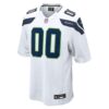 Seattle Seahawks Custom Game Jersey - White, Limited Replica Fan Edition