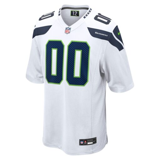 Seattle Seahawks  Custom Game Jersey – White, Limited Replica Fan Edition