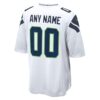 Seattle Seahawks Custom Game Jersey - White, Limited Replica Fan Edition