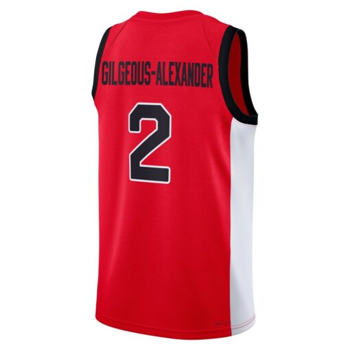 Shai Gilgeous-Alexander Canada Basketball Unisex 2024 Swingman Player Jersey – Red, Limited Replica Fan Edition