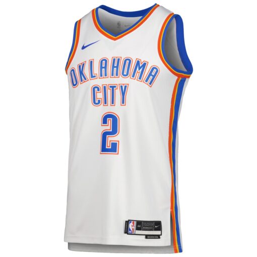 Shai Gilgeous-Alexander Oklahoma City Thunder Unisex Swingman Jersey – Association Edition – White, Limited Replica Fan Edition
