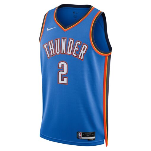 Shai Gilgeous-Alexander Oklahoma City Thunder Unisex Swingman Jersey – Icon Edition – Blue, Limited Replica Fan Edition