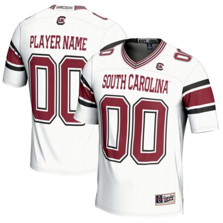 South Carolina Gamecocks GameDay Greats NIL Pick-A-Player Football Jersey – White, Limited Replica Fan Edition