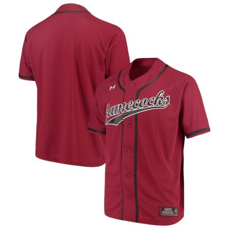 South Carolina Gamecocks Under Armour Performance Replica Baseball Jersey – Garnet, Limited Replica Fan Edition