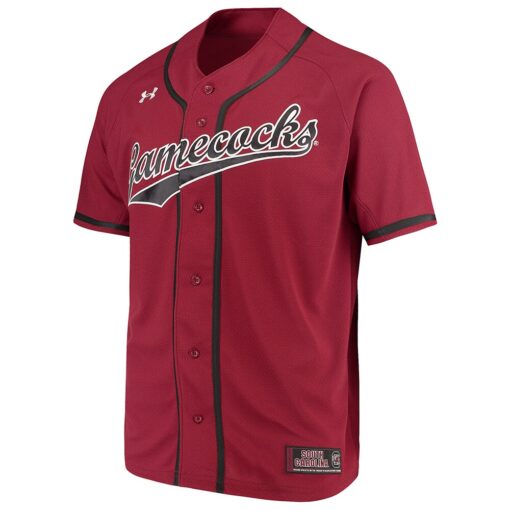 South Carolina Gamecocks Under Armour Performance Replica Baseball Jersey – Garnet, Limited Replica Fan Edition