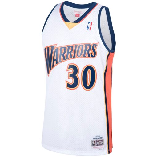 Stephen Curry Golden State Warriors Mitchell & Ness Hardwood Classics Swingman Jersey – White, Limited Replica Fan Edition