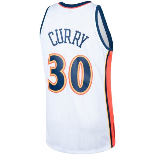 Stephen Curry Golden State Warriors Mitchell & Ness Hardwood Classics Swingman Jersey – White, Limited Replica Fan Edition