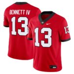 Stetson Bennett Georgia Bulldogs Nike Player Game Jersey - Red, Limited Replica Fan Edition