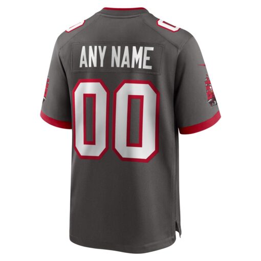 Tampa Bay Buccaneers  Alternate Custom Game Jersey – Pewter, Limited Replica Fan Edition