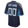 Tennessee Titans Custom Jersey - Navy, Limited Replica Fan Edition