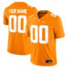 Tennessee Volunteers Custom Football Game Jersey - Tennessee Orange, Limited Replica Fan Edition