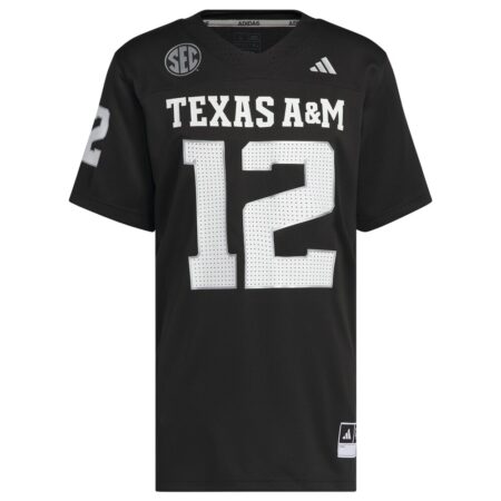 Texas A&M Aggies Alternate Premier Strategy Jersey – Black, Limited Replica Fan Edition