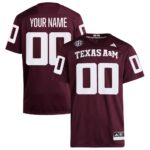 Texas A&M Aggies  Custom Home Premier Football Jersey - Maroon, Limited Replica Fan Edition