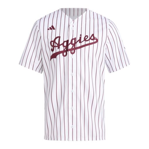 Texas A&M Aggies Replica Baseball Jersey – White, Limited Replica Fan Edition