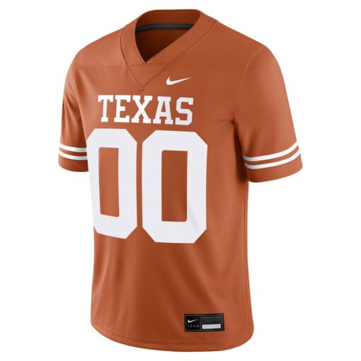 Texas Longhorns  Custom Football Game Jersey – Texas Orange, Limited Replica Fan Edition