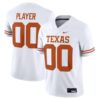 Texas Longhorns Nike NIL Pick-A-Player Game Jersey - White, Limited Replica Fan Edition