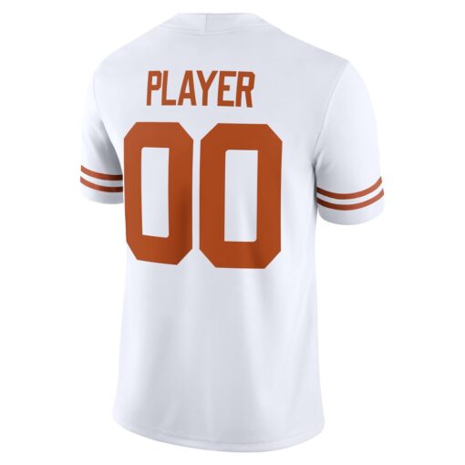 Texas Longhorns Nike NIL Pick-A-Player Game Jersey – White, Limited Replica Fan Edition