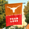 Texas-Longhorns vs Custom Team House Divided Flag, Custom House Flag