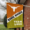 Texas-Longhorns vs Custom Team House Divided Flag, Custom Rivalry Flag 1 Texas-Longhorns vs Custom Team House Divided Flag, Custom Rivalry Flag