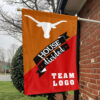 Texas-Longhorns vs Custom Team House Divided Flag, NCAA Team Flag 1 Texas-Longhorns vs Custom Team House Divided Flag, NCAA Team Flag