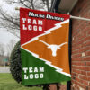 Texas-Longhorns vs Custom Team House Divided Flag, Personalized Spirit Flag 1 Texas-Longhorns vs Custom Team House Divided Flag, Personalized Spirit Flag