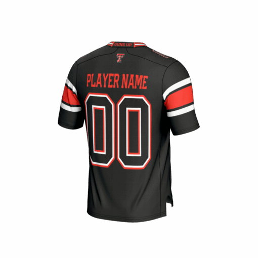 Texas Tech Red Raiders GameDay Greats Unisex Personalized Football Fashion Jersey – Black, Limited Replica Fan Edition