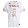 Texas Tech Red Raiders x Mahomes Premier Strategy Jersey - White, Limited Replica Fan Edition