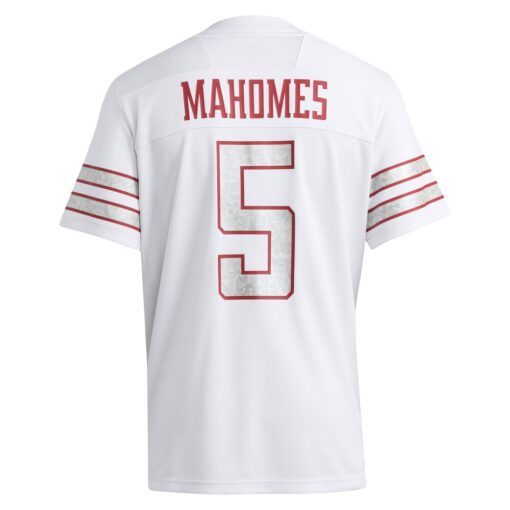 Texas Tech Red Raiders x Mahomes Premier Strategy Jersey – White, Limited Replica Fan Edition