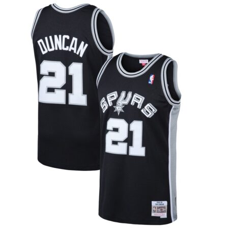 Tim Duncan San Antonio Spurs Mitchell & Ness 1998, Limited Replica Fan Edition