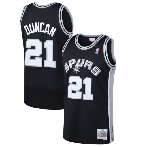 Tim Duncan San Antonio Spurs Mitchell & Ness 1998, Limited Replica Fan Edition