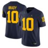 Tom Brady Michigan Wolverines Jordan Brand Game Jersey - Navy, Limited Replica Fan Edition