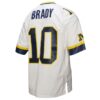 Tom Brady Michigan Wolverines Mitchell & Ness 1999 Legacy Jersey - White, Limited Replica Fan Edition