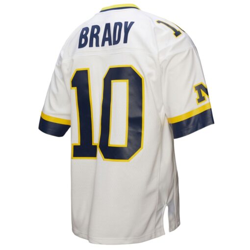 Tom Brady Michigan Wolverines Mitchell & Ness 1999 Legacy Jersey – White, Limited Replica Fan Edition