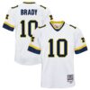 Tom Brady Michigan Wolverines Mitchell & Ness Youth 1999 College Vault Legacy Jersey - White, Limited Replica Fan Edition