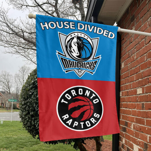 Toronto vs Dallas House Divided Flag, NBA House Divided Flag Toronto vs Dallas House Divided Flag, NBA House Divided Flag