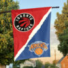 Toronto vs New York House Divided Flag, NBA House Divided Flag