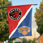 Toronto vs New York House Divided Flag, NBA House Divided Flag