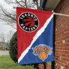 Toronto vs New York House Divided Flag, NBA House Divided Flag 1 Toronto vs New York House Divided Flag, NBA House Divided Flag