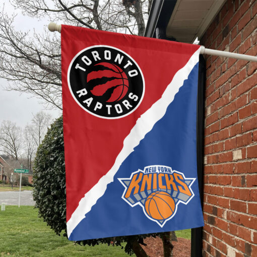 Toronto vs New York House Divided Flag, NBA House Divided Flag Toronto vs New York House Divided Flag, NBA House Divided Flag