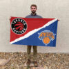 Toronto vs New York House Divided Flag, NBA House Divided Flag 2 Toronto vs New York House Divided Flag, NBA House Divided Flag