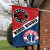 Toronto vs Washington House Divided Flag, NBA House Divided Flag 1 Toronto vs Washington House Divided Flag, NBA House Divided Flag