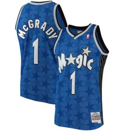Tracy McGrady Orlando Magic Mitchell & Ness Hardwood Classics Swingman Jersey – Blue, Limited Replica Fan Edition