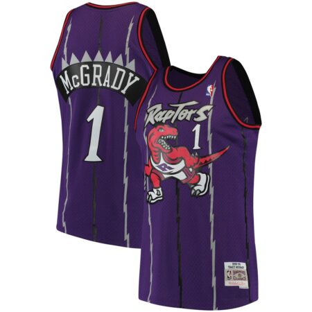Tracy McGrady Toronto Raptors Mitchell & Ness Hardwood Classics Swingman Jersey – Purple, Limited Replica Fan Edition