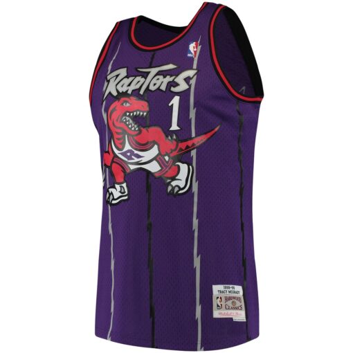 Tracy McGrady Toronto Raptors Mitchell & Ness Hardwood Classics Swingman Jersey – Purple, Limited Replica Fan Edition