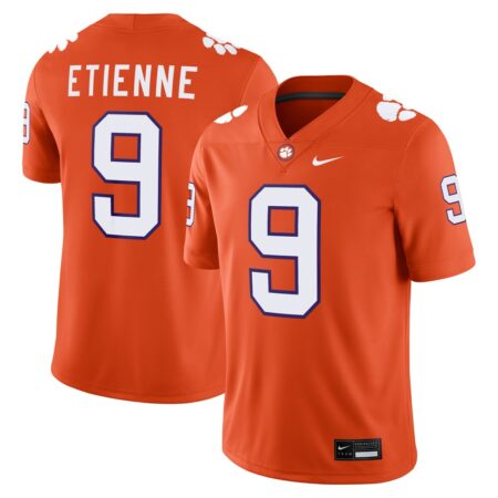 Travis Etienne Clemson Tigers Nike Player Game Jersey – Orange, Limited Replica Fan Edition