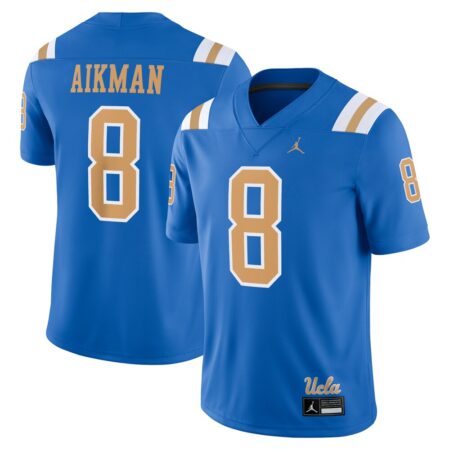 Troy Aikman UCLA Bruins Jordan Brand Alumni Player Game Jersey – Blue, Limited Replica Fan Edition