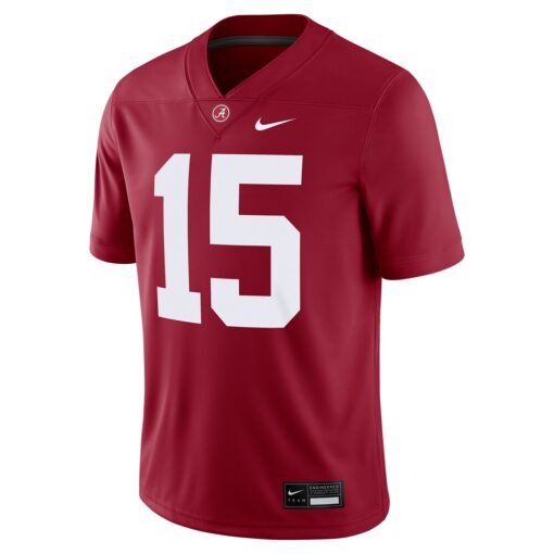 Ty Simpson Alabama Crimson Tide Nike NIL Football Game Jersey – Crimson, Limited Replica Fan Edition