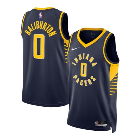 Tyrese Haliburton Indiana Pacers Unisex Swingman Jersey – Icon Edition – Navy, Limited Replica Fan Edition