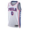 Tyrese Maxey Philadelphia 76ers Unisex Swingman Jersey - Association Edition - White, Limited Replica Fan Edition