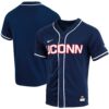 UConn Huskies Nike Replica Full-Button Baseball Jersey - Navy, Limited Replica Fan Edition